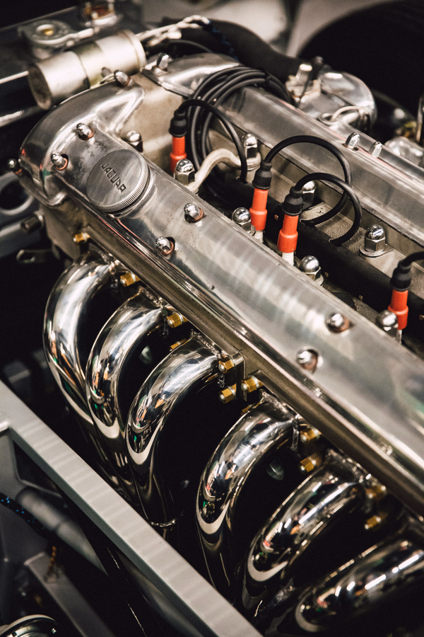 image of a cars engine